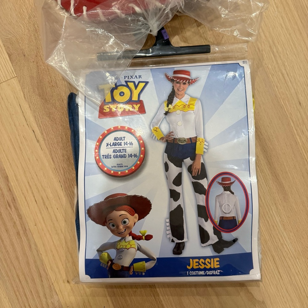 NEW Disney Toy Story Jessie Costume for Adult Woman XL 14-16